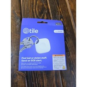 Tile RE-60021 Life360 Tile Mate 1 Pack Tracker White